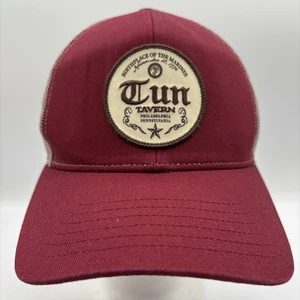 Tun Tavern Patch Outdoor Cap Burgundy Birthplace Of Marines Mesh Snapback Hat - Picture 1 of 8