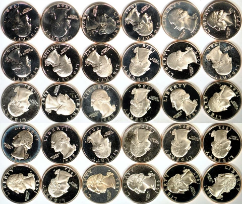 1968S-1998S 25C Washington Quarters Proof  K9208 (you pick the years you want) Cover