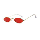 Metal Oval Small Frame Sunglasses For Men Women Outdoor Fishing Shade Glasses 