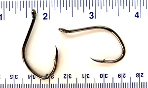 1000 VMC 7356 7356BN Black SureSet Dropshot Fish Hooks 4/0 - Picture 1 of 1