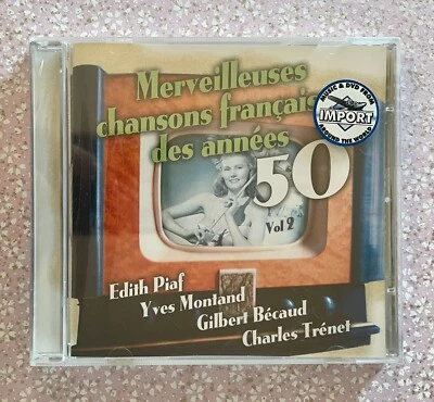 Merveilleuses Chanson Francaise Des Annees 50 Vol. 2 New CD German IMPORT New CD - Image 1 of 2