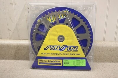 PIÑÓN TRASERO SUNSTAR ALUMINIO 52T-520 Kawasaki KX125 KX250 450F KX500 2330 W11 Foto 1 de 3