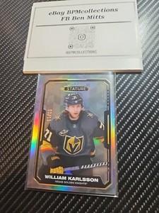 2021-22 UD Stature Design Variant /65 -  46 William Karlsson Vegas Golden Knight