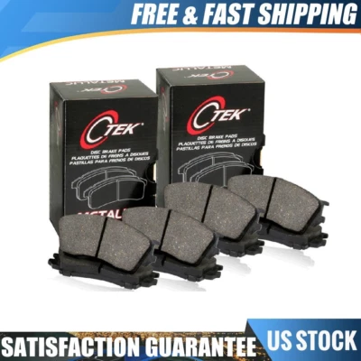 Juego de pastillas de freno de disco C-Tek delanteras traseras 2X para Mitsubishi ASX 2014-2015 Foto 1 de 4