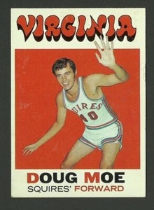 Tarjeta de baloncesto Doug Moe Rookie RC vintage 1971-72 Topps #181 EX/MT - Imagen 1 de 1