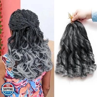 Cabello trenzado francés rizado para mujeres negras 12 pulgadas cabello suelto ondulado para trenzas Foto 1 de 4