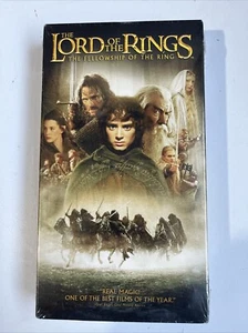 Lord of the Rings Fellowship of the Ring VHS NEW SEALED Legolas Gandalf Movie - Picture 1 of 6