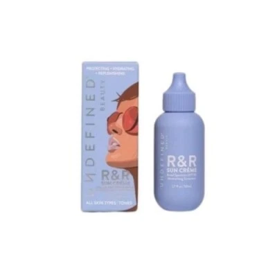 Undefined Beauty R&R Sun Creme SPF 50 Untinted Moisturizing Sunscreen EXP 01/26 - Изображение 1 из 4