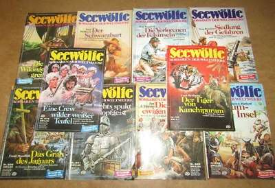 Seewölfe, Korsaren der Weltmeere, 10 Romanhefte mit Nummernliste in AB bk588 - Bild 1 von 2
