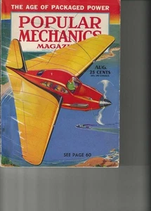 Popular Mechanics August 1941 The age of Packaged power airplanes home projects - Picture 1 of 1