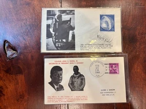 Mercury 2/23/1962 Glenn Kennedy 2 Covers SARZIN Space (Chile Related??) - Picture 1 of 2