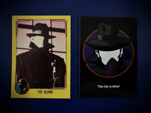 Tarjeta de personaje de Walt Disney™ DICK TRACY The Blank (delincuente sin rostro) RARA DE COLECCIÓN - Imagen 1 de 4