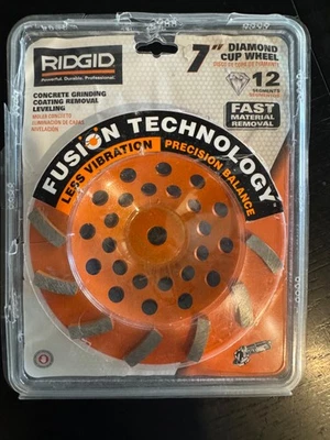 Rígido 7 pulgadas Rueda Diamond Cup - caja abierta Foto 1 de 4