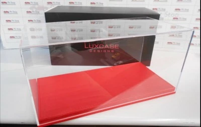 1/18 Luxcase Designs Display Case Acrylic and Red Leather New McLaren Ferrari - Image 1 of 4