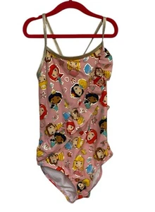 [Disney Store] Princess Swimsuit for Girls - Size 9/10 Large Girls NWT Pink - Picture 1 of 6
