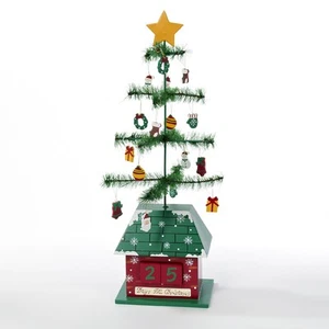 Kurt Adler 17" Miniature Christmas Tree Ornaments "Days till Christmas" Calendar - Imagen 1 de 1