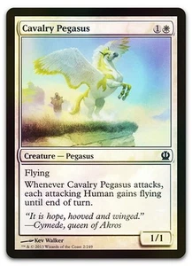 Cavalry Pegasus #2 (Foil) (NM) Theros THS Magic MTG - Picture 1 of 2
