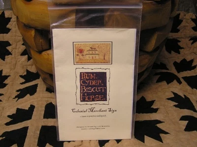 Notforgotten Farm "Colonial Merchant Sign" Punch Needle Design Transfer & Book - Image 1 of 3