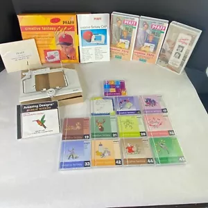 PFAFF Creative Sewing VHS Tape 1 and 2, 13 Cards, Hat Hoop Bundle Lot - Picture 1 of 12