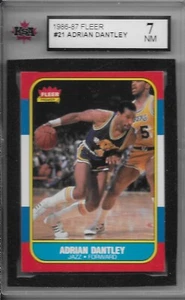Baloncesto Fleer 1986-87 Adrian Dantley #21 KSA 7 casi nuevo Utah Jazz - Imagen 1 de 2