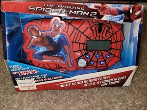 Marvel Amazing Spiderman Alarm Clock with Snooze MCU Time 2014. New In Box - Picture 1 of 3