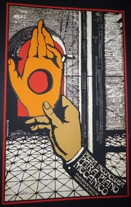 CUBAN Poster in MoMA Collection for USSR Movie / Signed Reboiro CUBA Silk-screen - Picture 1 of 8