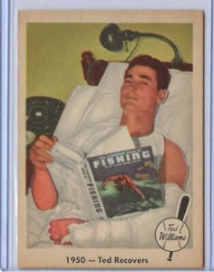 1959 Fleer Ted Williams #41 1950 - Ted Recovers EXMT/EXMT+ Boston Red Sox - Picture 1 of 2