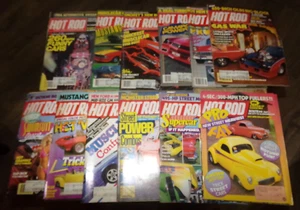 12-lot 1984-1988 assorted months hot rod magazines in good shape used - Picture 1 of 5