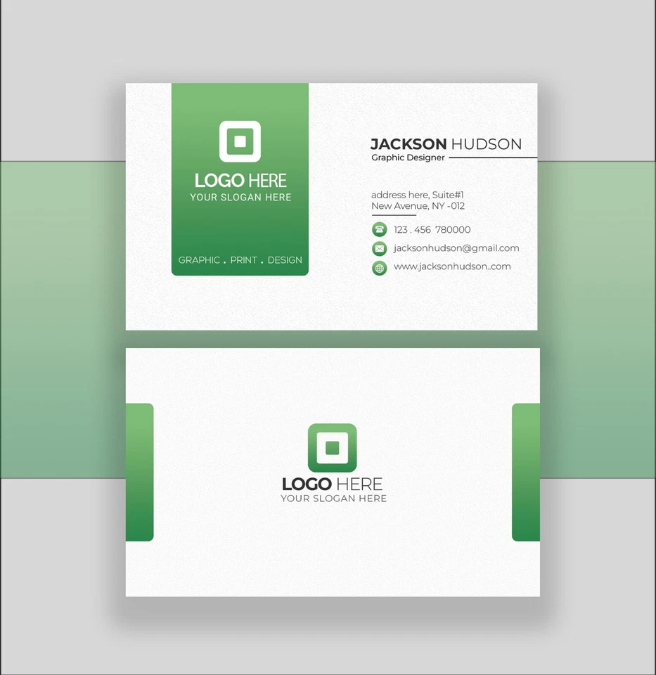 Business Card Readymade Template For Company, Organization and Business - Image 1 of 1