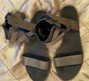 BRUNELLO CUCINELLI FABULOUS GLADIATOR STYLE FLAT SANDALS, BROWN LEATHER $1675.00 - Picture 1 of 8
