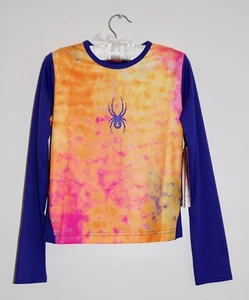 NWT Spyder Big Girls ProWEB Purple Lively LS Tech T-Shirt Base Layer sz XL - Picture 1 of 7