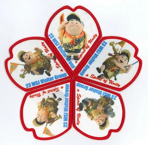 Juego de parches 2015 World Scout Jamboree TAIWAN SCOUTS VISITANTE GROUP (PIXAR UP) - Imagen 1 de 2