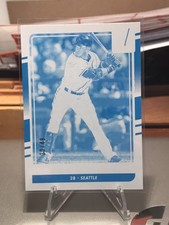 2016 Donruss #48 Robinson Cano Test Proof Cyan Parallel #’d 20/49