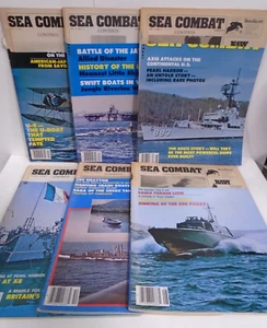 Vintage 1979 Lot of 6 Sea Combat Magazine Vol. 2 No. 1-6 - Picture 1 of 24