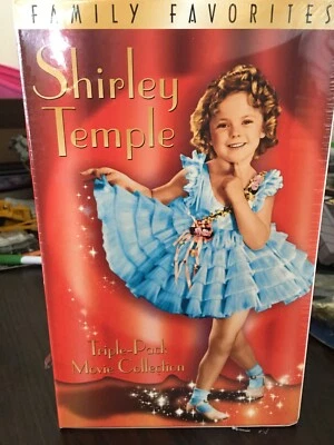 Shirley Temple Gift Set VHS 2000 3 Tape Set NOS Sealed Collectors Edition - Image 1 of 3