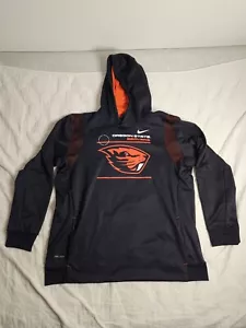 Oregon State Beavers Hoodie Sweatshirt Mens Size 2XL Nike Dri-Fit On Field Black - Picture 1 of 10