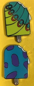 2018 DISNEY ICE CREAM MYSTERY PIN BUGS LIFE HEIMLICH AND SULLEY MONSTERS INC - Bild 1 von 2