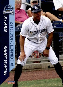2015 Charlotte Stone Crabs Choice 26 Michael Johns Fernandina Beach Florida Card