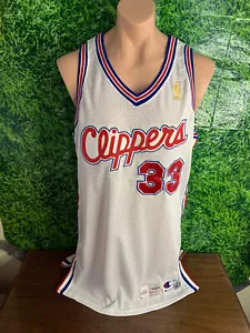 1996-1997 Los Angeles Clippers Basketball #33 Cedric Lewis Game Jersey Size 48+4 - Picture 1 of 6