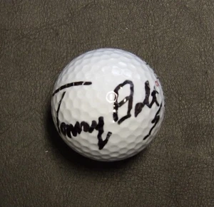 Pelota de golf Tommy Bolt PGA firmada Top Flite autenticada por golfista JSA - Imagen 1 de 3
