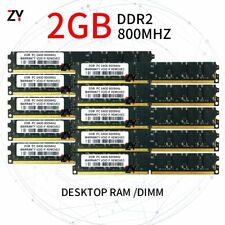 20GB 10x 2GB DDR2 PC2-6400U 800MHz CL6 Computer Non-ECC DIMM RAM Desktop Memory