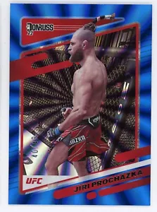 2022 Panini Donruss UFC Jiri Prochazka Blue Laser #81 #40/49 - Picture 1 of 1