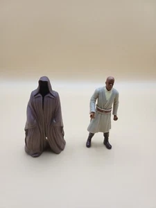 Star Wars Mace Windu Action Figure 1998 Hasbro 4" Episode I  - Picture 1 of 17