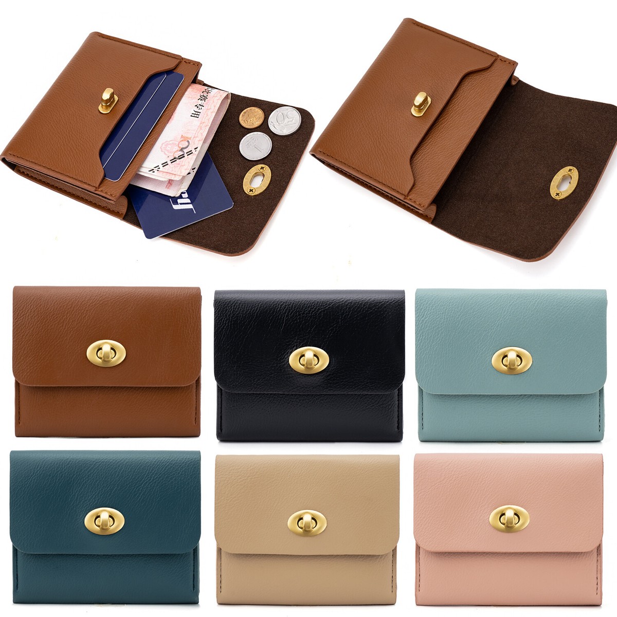 Billetera ZNAP Airtag 8 Tarjetas Con Compartimento Para Monedas 8,9 X 1