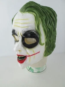 Batman The Dark Knight Joker Latex Halloween Adult Mask RUBIES - Picture 1 of 6