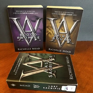 Lot: Richelle Mead Books 4 5 6 Vampire Academy Series Blood Promise Spirit Bound - Picture 1 of 9