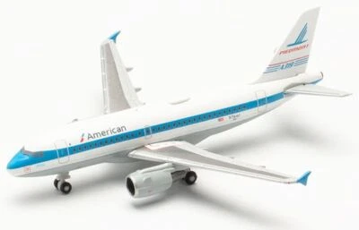 HERPA - AIRBUS A319 American Airlines Piedmont Heritage, Pacemaker - 1/500 - ... - Image 1 of 4
