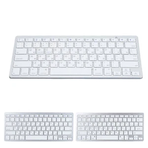 Ultra Thin Keyboard BT Wireless Splashing Proof Bilingual Language Keypad Fo AU - Picture 1 of 30