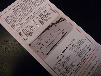 Etiqueta colgante para rifle de entrenamiento Daisy "Clásico" modelo 960 de lujo - Repro - Plymouth MI Foto 1 de 4