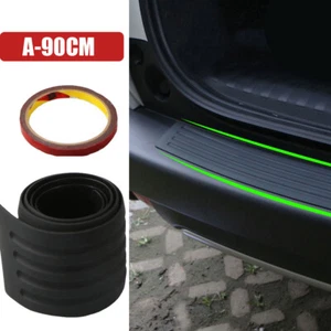 90cm Car Rubber Rear Door Plate Trim Strip Cover Bumper Sill Guard Protector - Picture 1 of 11